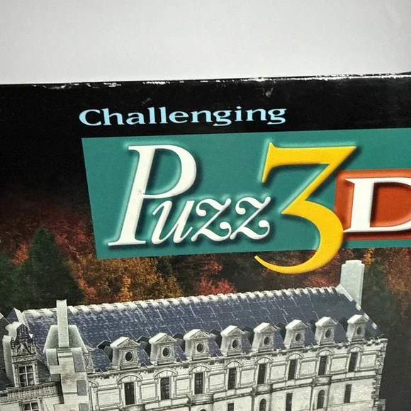 1996 Milton Bradley Puzz 3D Chateau de Chenonceau 806pc Puzzle #4726 - Picture 2 of 3